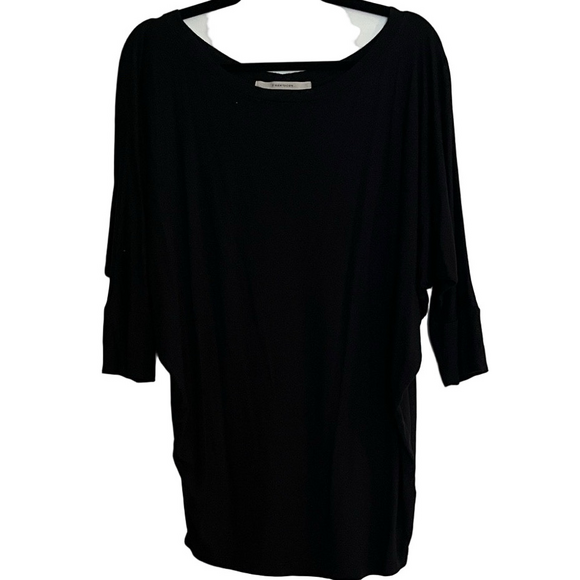 41 Hawthorn Tops - 41 Hawthorn Black Batwing Sleeve Top